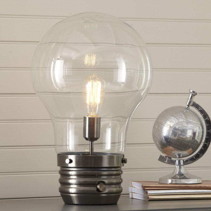 Edison 18" Table Lamp with Globe Shade & Reviews Joss & Main